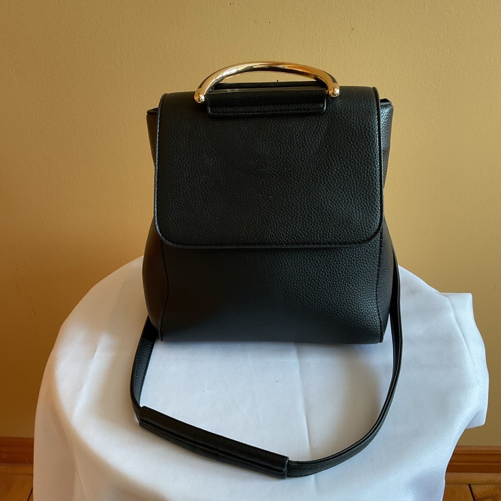 Miztique Convertible Backpack Crossbody With Gold Accents - Picture 2 of 11
